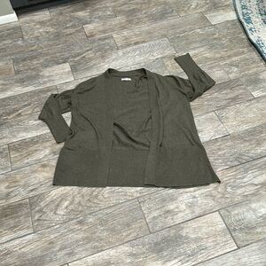 Sonoma green cardigan sweater size XL